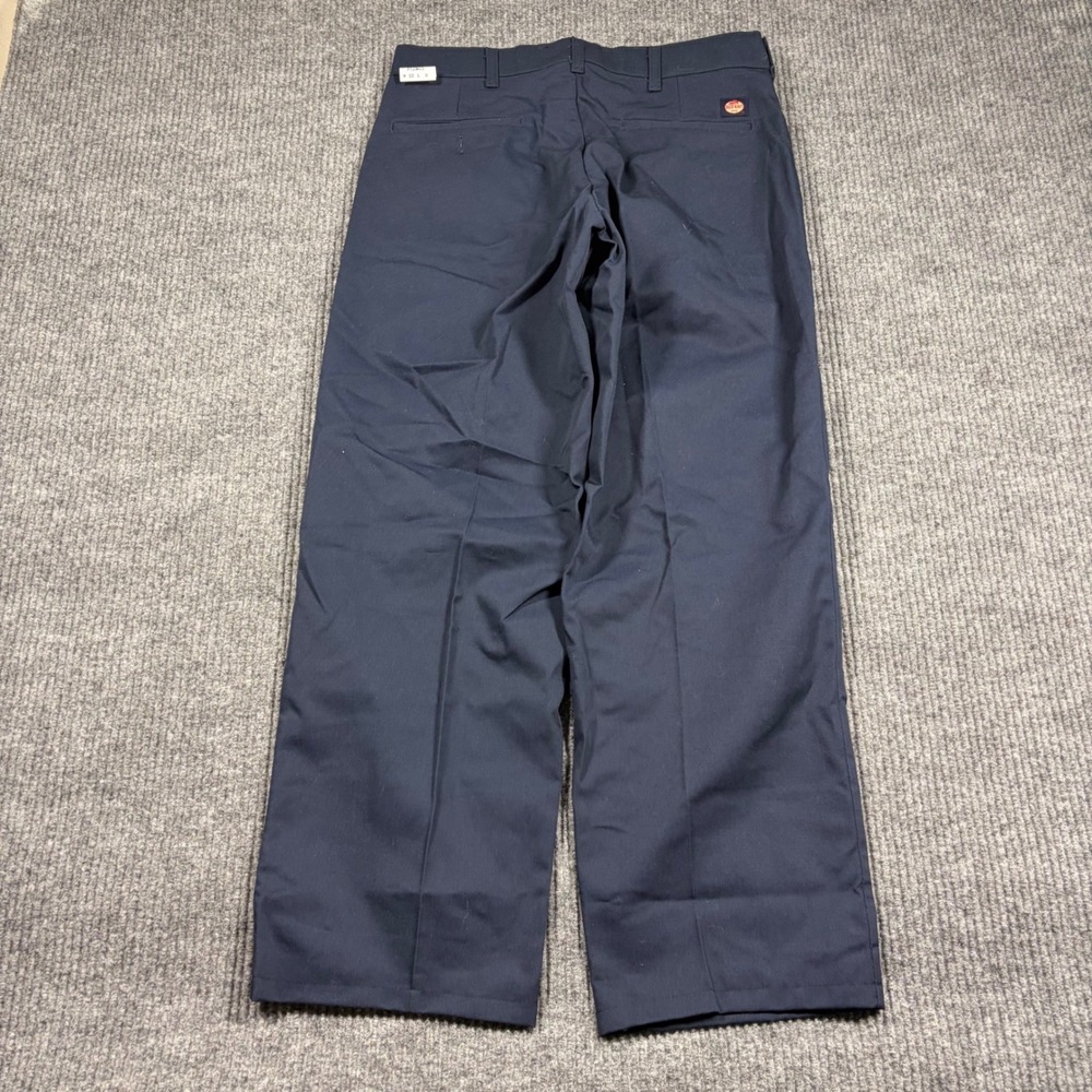 Red Kap Pants Mens 32x28 Navy Blue Dura-Kap Industrial Work PT20NV9